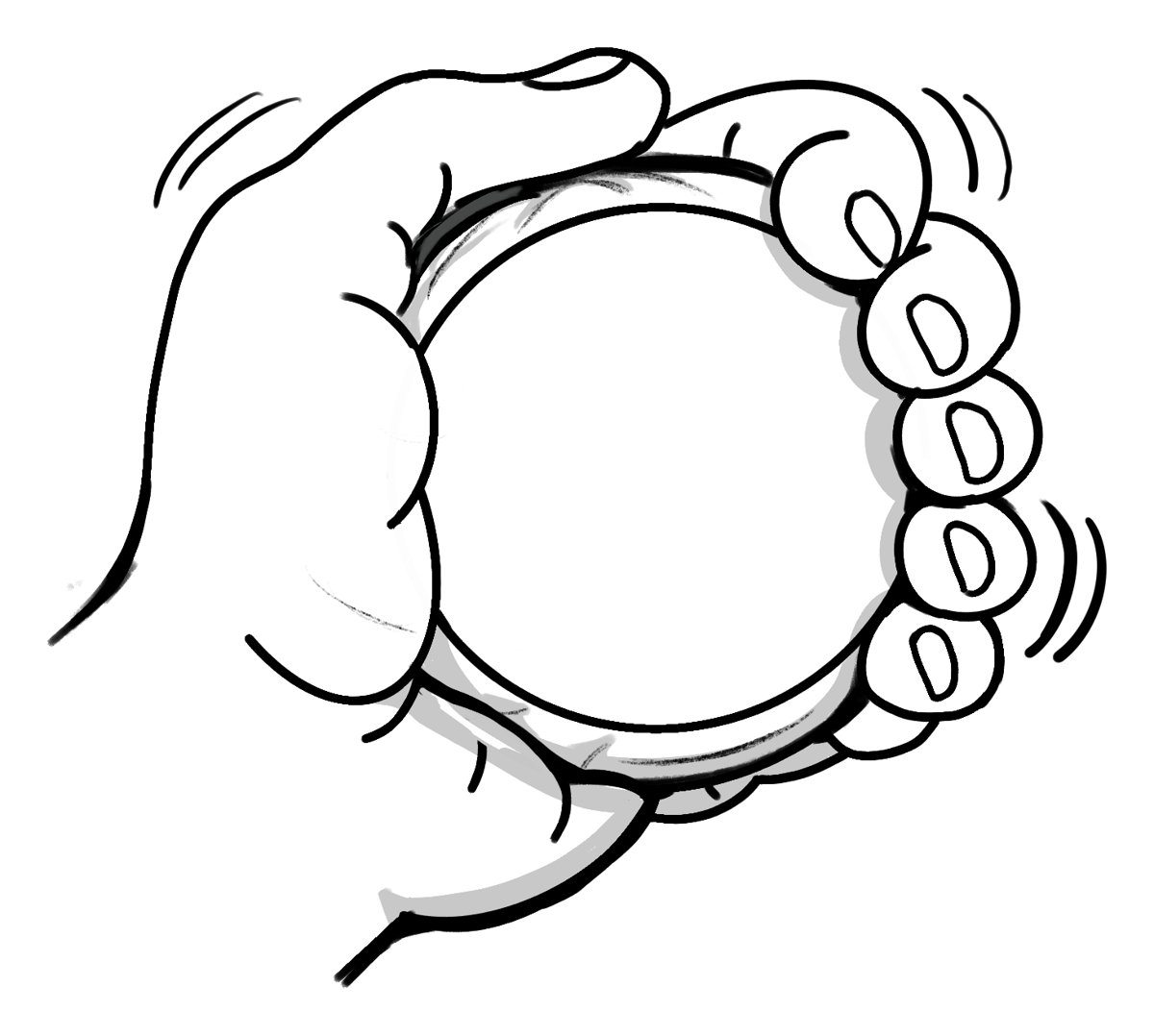 Press sketch: something for restless hands